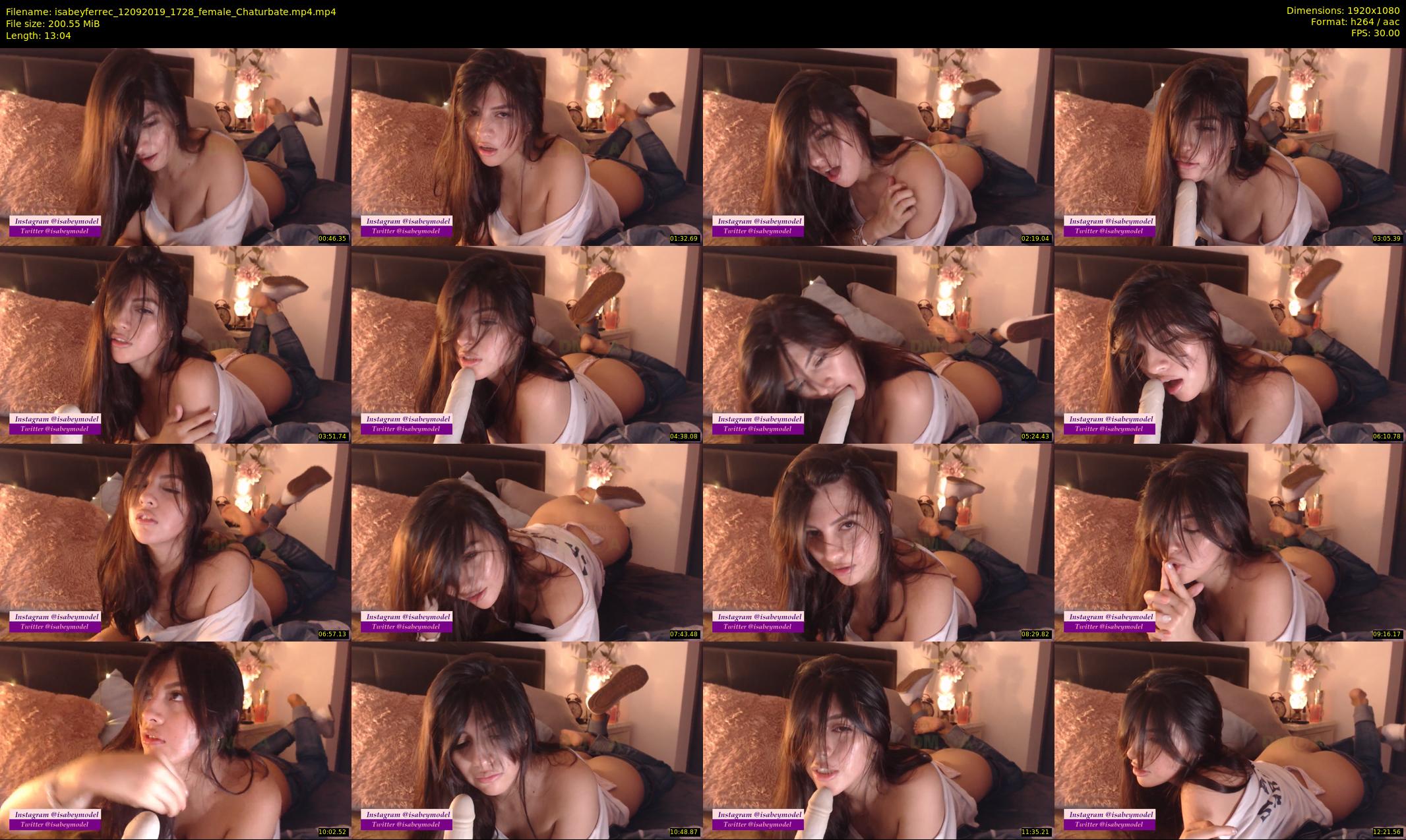isabeyferrec — 14 minute Chaturbate female cam show recording, 1080p, Sep 12, 2019