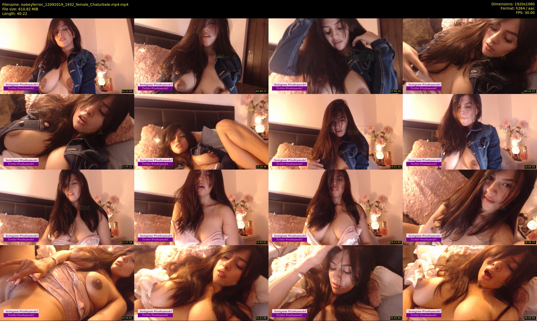 isabeyferrec — 41 minute Chaturbate female cam show recording, 1080p, Sep 12, 2019