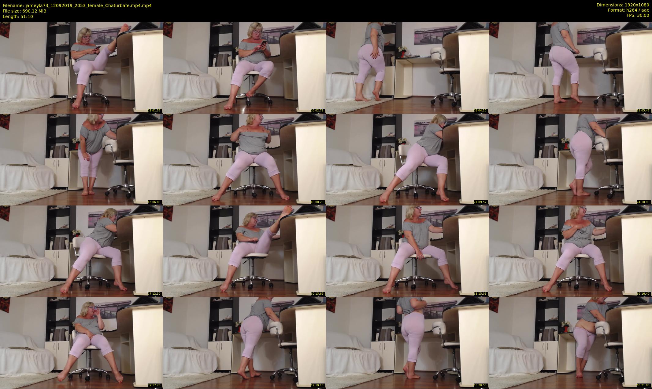 jameyla73 — 52 minute Chaturbate female cam show recording, 1080p, Sep 12, 2019