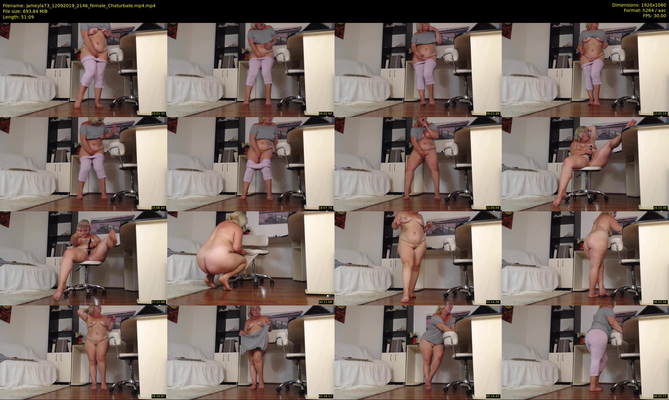 jameyla73 — 52 minute Chaturbate female cam show recording, 1080p, Sep 12, 2019