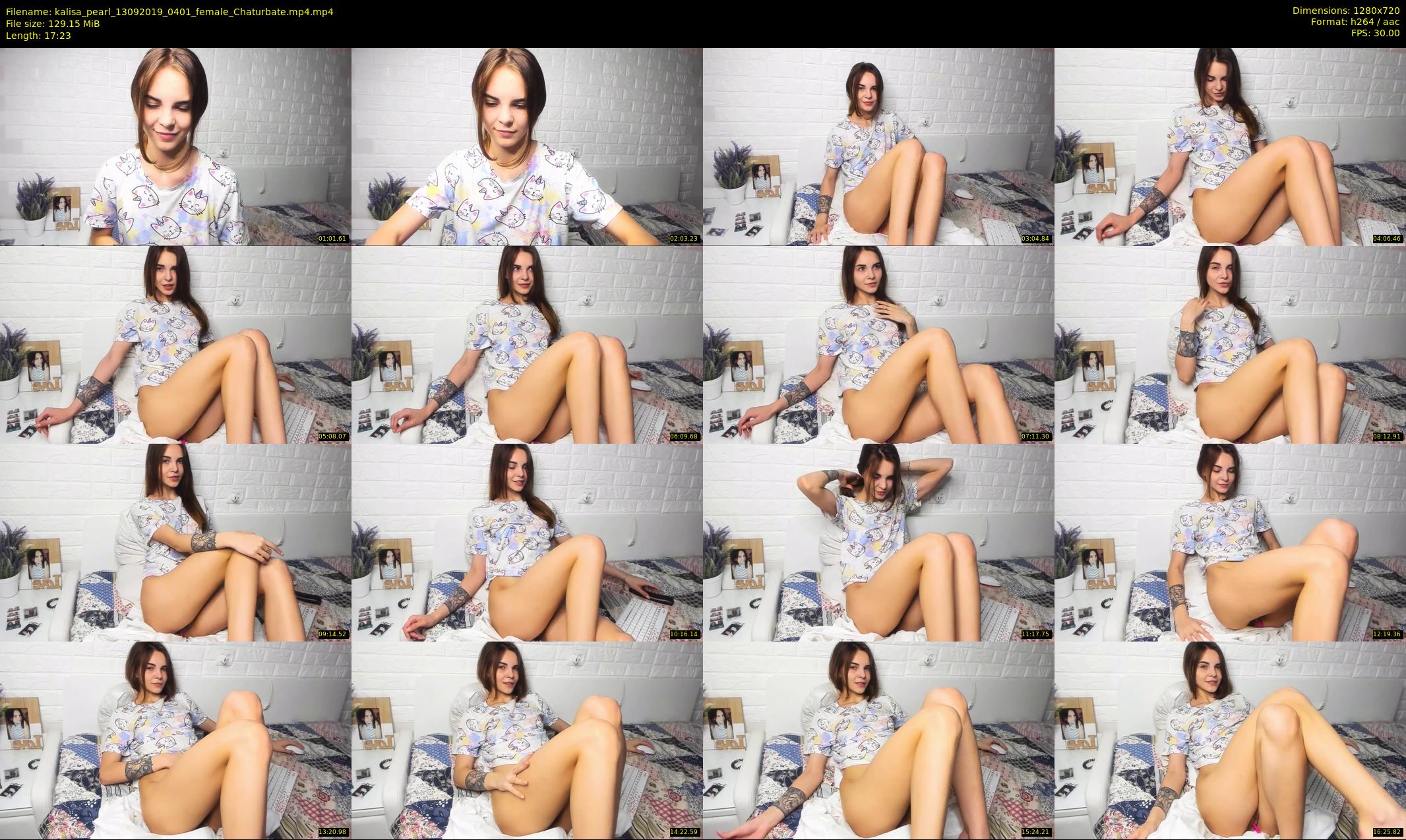kalisa_pearl — 18 minute Chaturbate female cam show recording, 720p, Sep 13, 2019