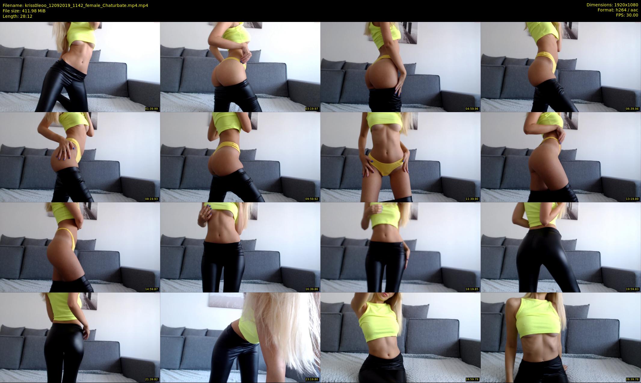 kriss0leoo — 29 minute Chaturbate couple cam show recording, 1080p, Sep 12, 2019