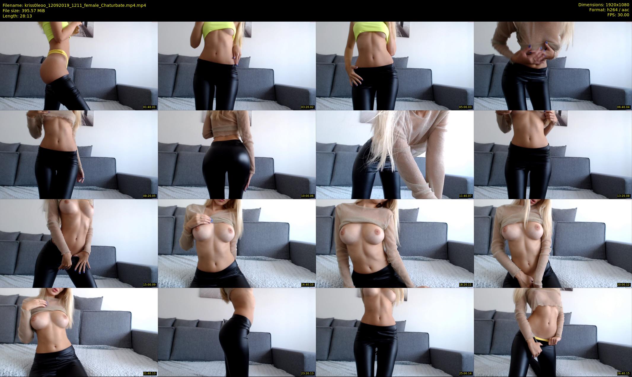 kriss0leoo — 29 minute Chaturbate couple cam show recording, 1080p, Sep 12, 2019