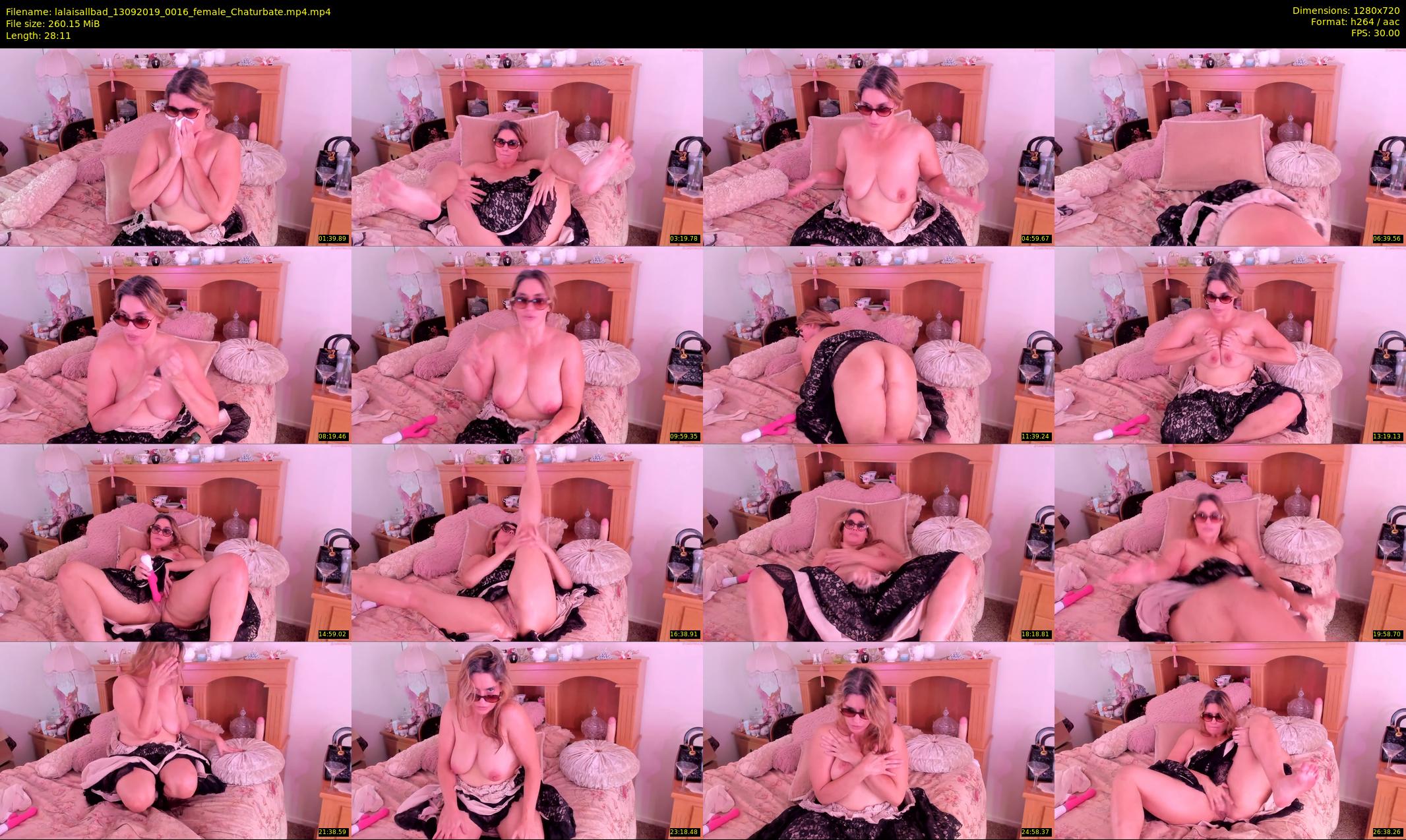 lalaisallbad — 29 minute Chaturbate female cam show recording, 720p, Sep 13, 2019
