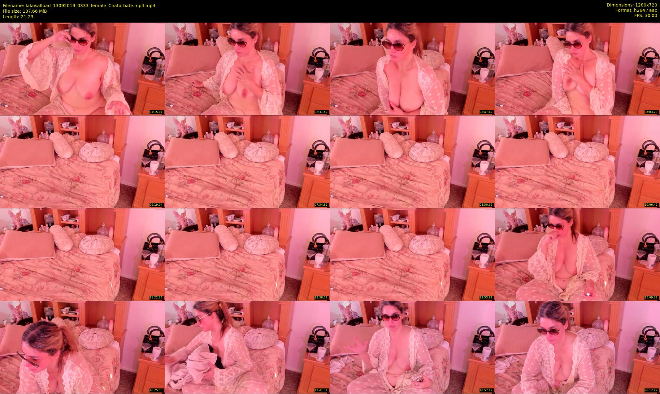 lalaisallbad — 22 minute Chaturbate female cam show recording, 720p, Sep 13, 2019