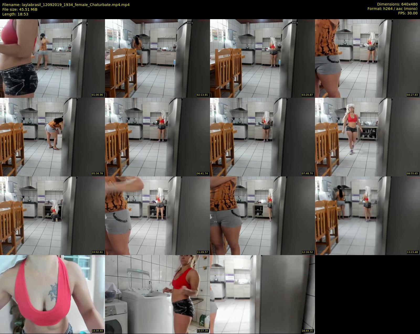 laylabrasil — 19 minute Chaturbate female cam show recording, 480p, Sep 12, 2019