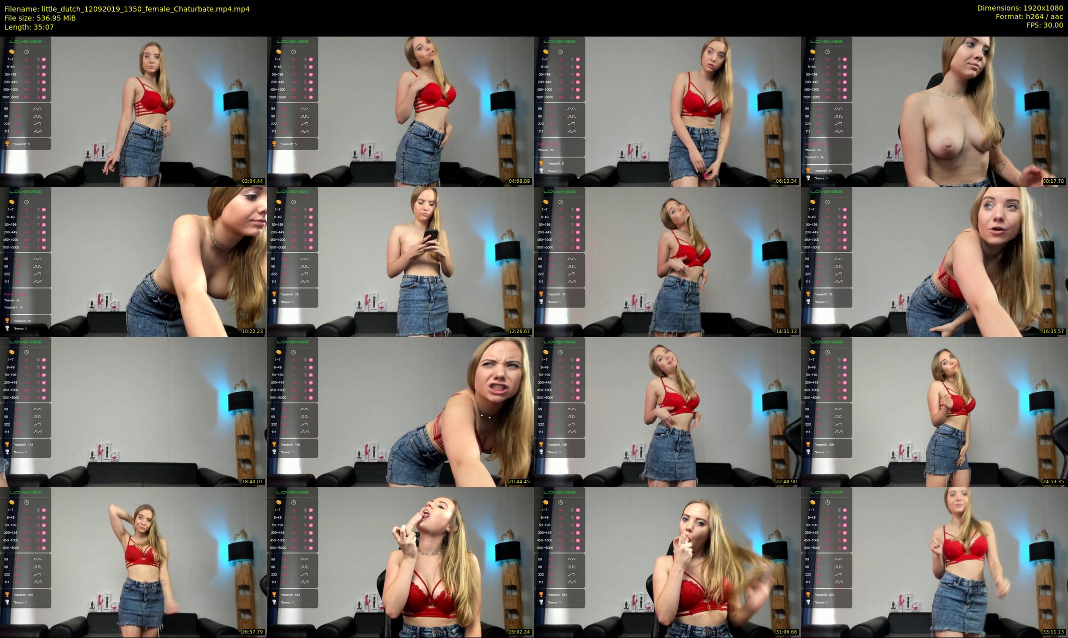 little_dutch — 36 minute Chaturbate female cam show recording, 1080p, Sep 12, 2019
