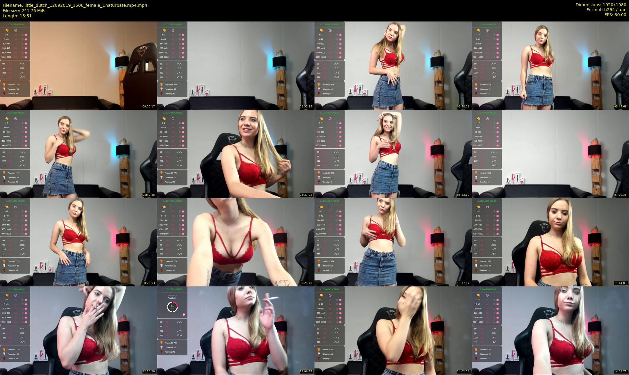 little_dutch — 16 minute Chaturbate female cam show recording, 1080p, Sep 12, 2019