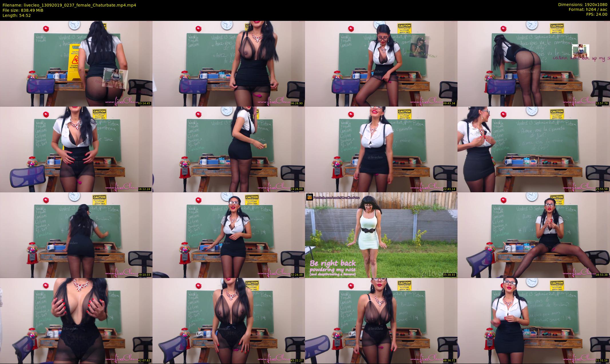 livecleo — 55 minute Chaturbate female cam show recording, 1080p, Sep 13, 2019