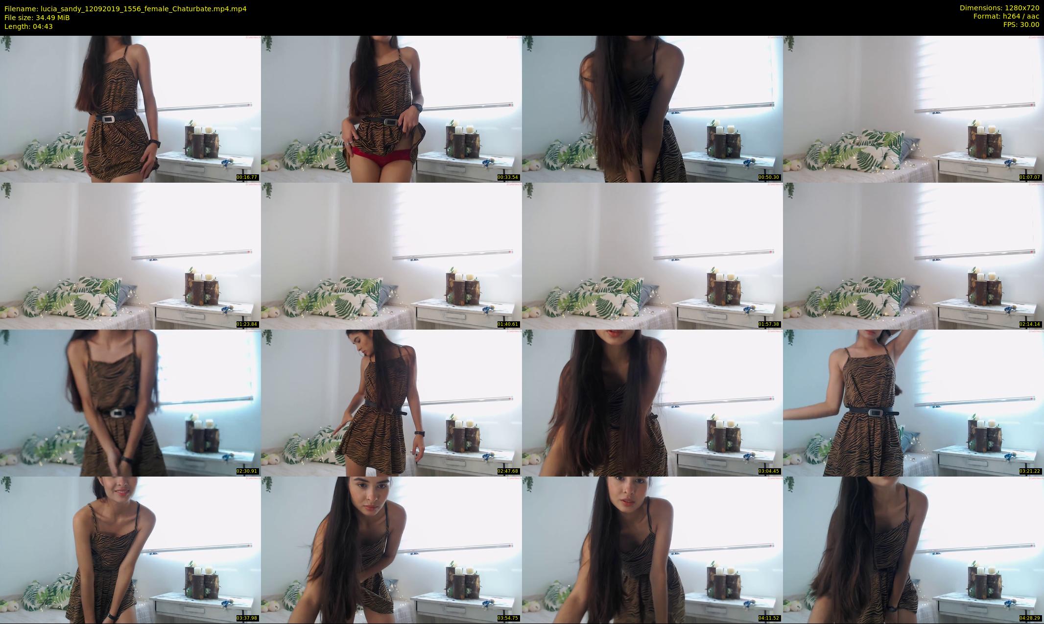 lucia_sandy — 5 minute Chaturbate female cam show recording, 720p, Sep 12, 2019