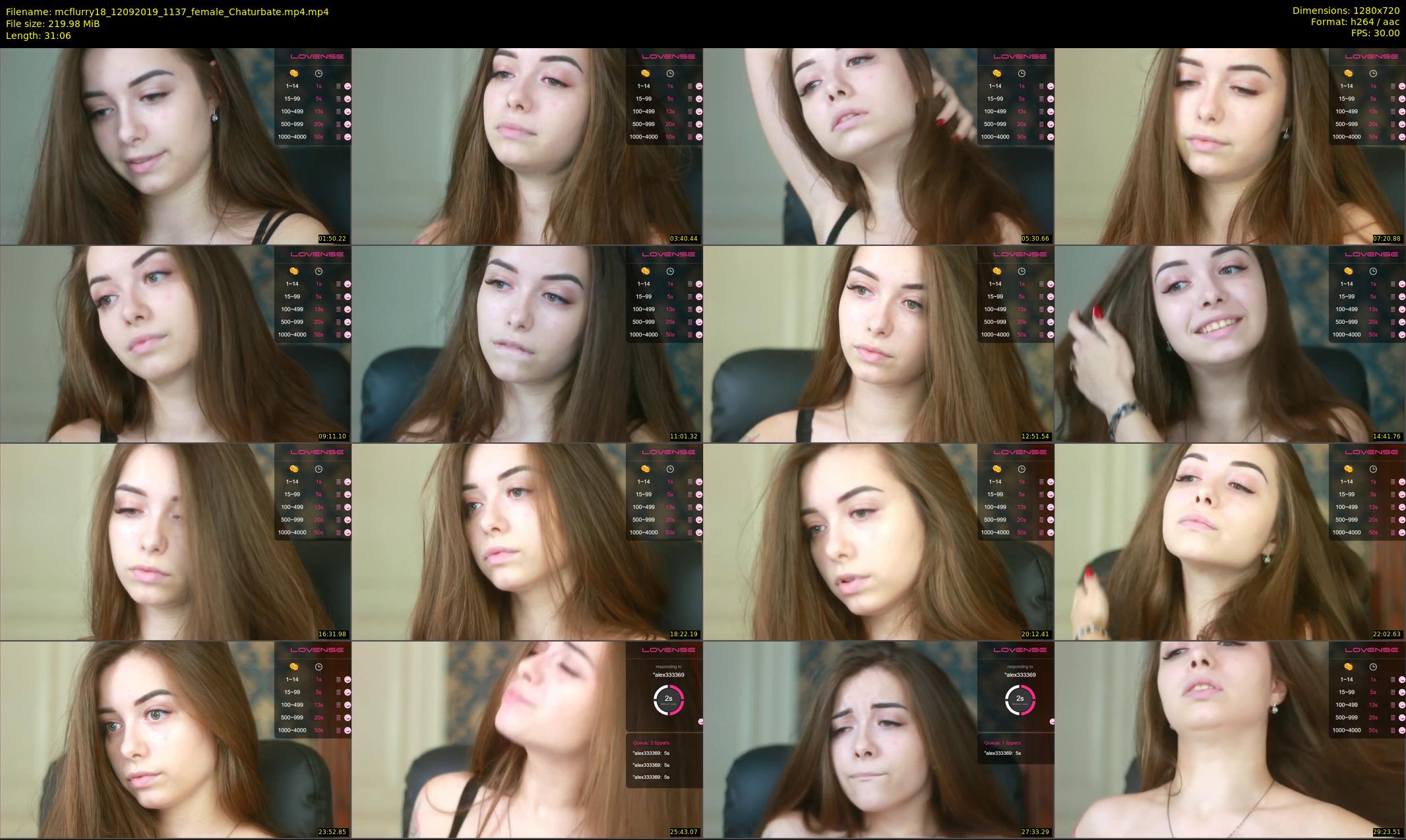 mcflurry18 — 32 minute Chaturbate female cam show recording, 720p, Sep 12, 2019