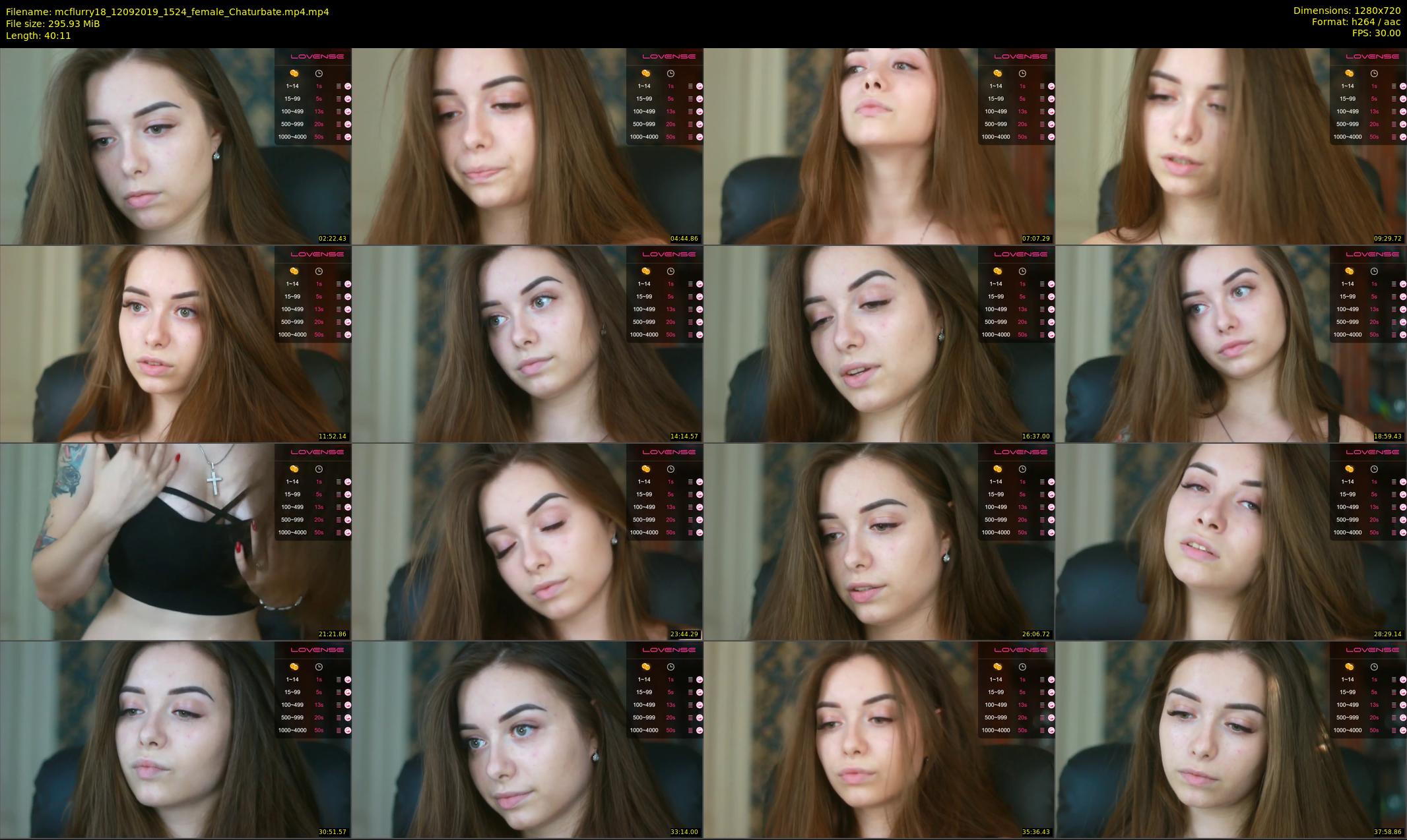 mcflurry18 — 41 minute Chaturbate female cam show recording, 720p, Sep 12, 2019
