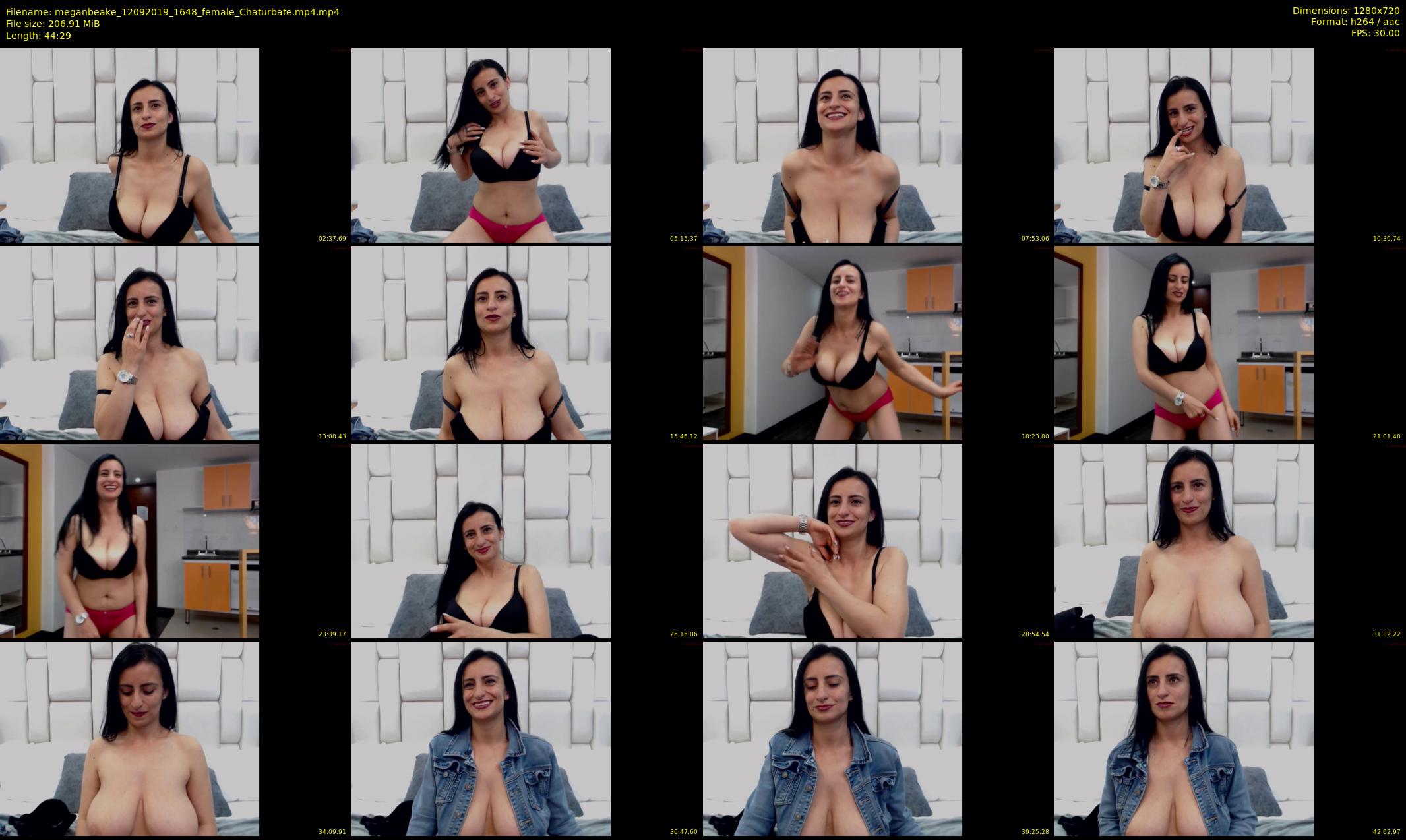 meganbeake — 45 minute Chaturbate female cam show recording, 720p, Sep 12, 2019