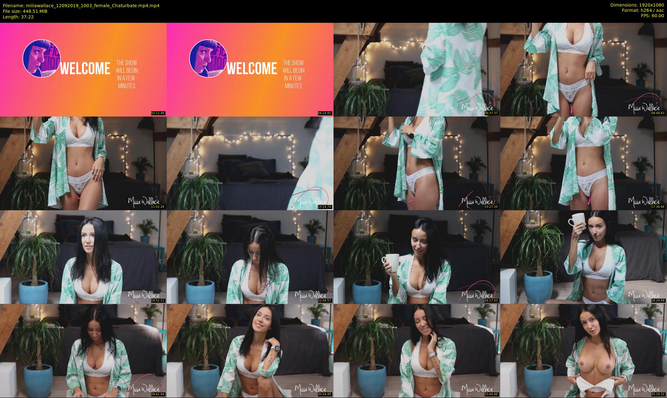 miiiawallace — 38 minute Chaturbate female cam show recording, 1080p, Sep 12, 2019