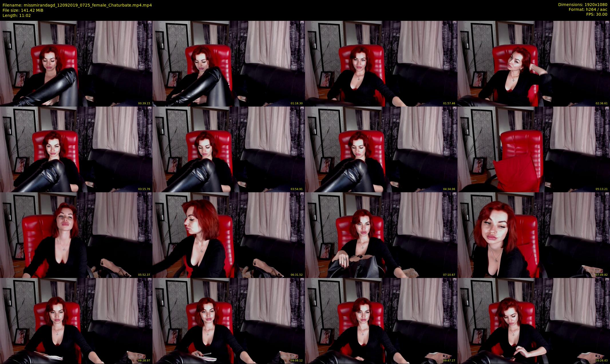 missmirandagd — 12 minute Chaturbate female cam show recording, 1080p, Sep 12, 2019