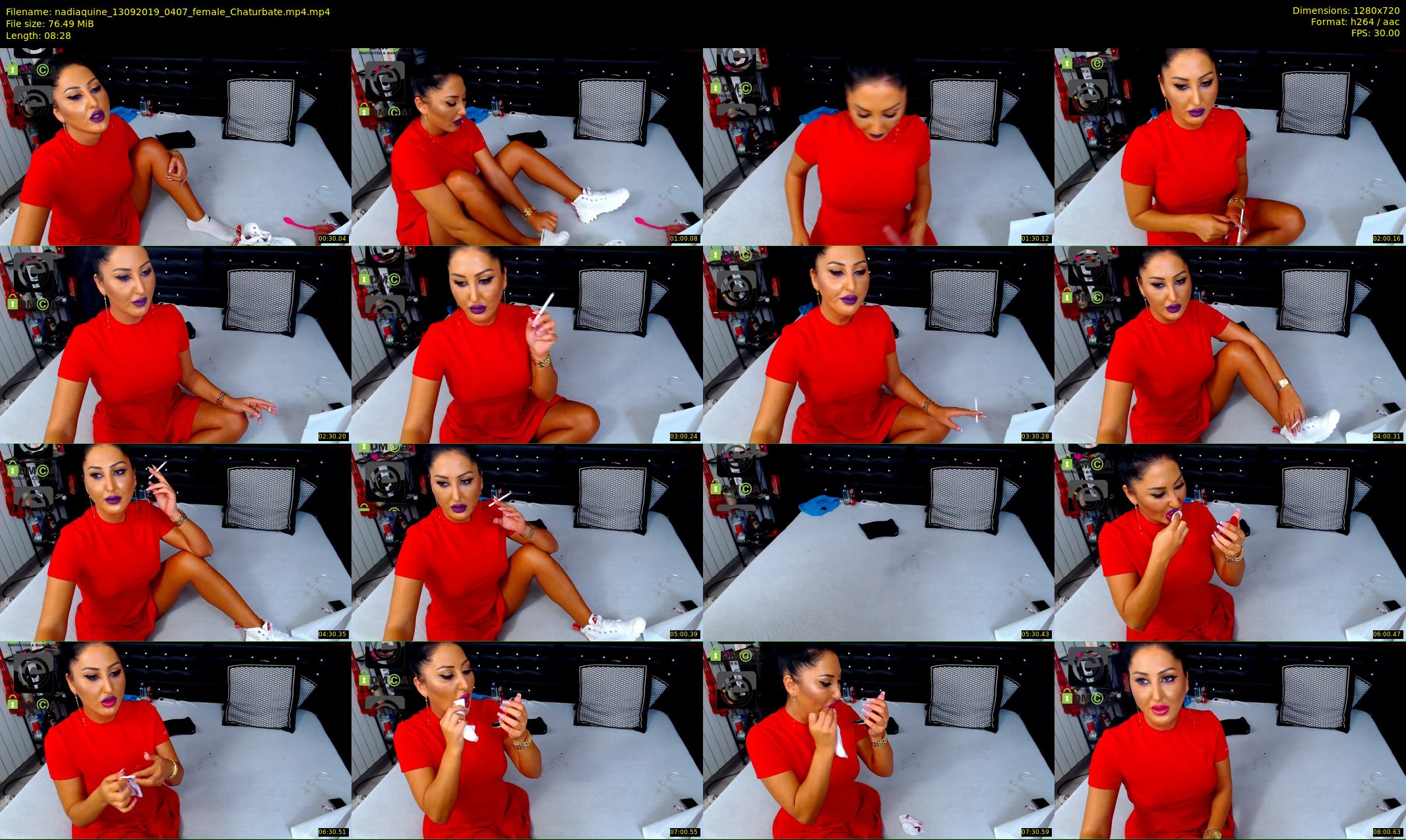 nadiaquine — 9 minute Chaturbate female cam show recording, 720p, Sep 13, 2019