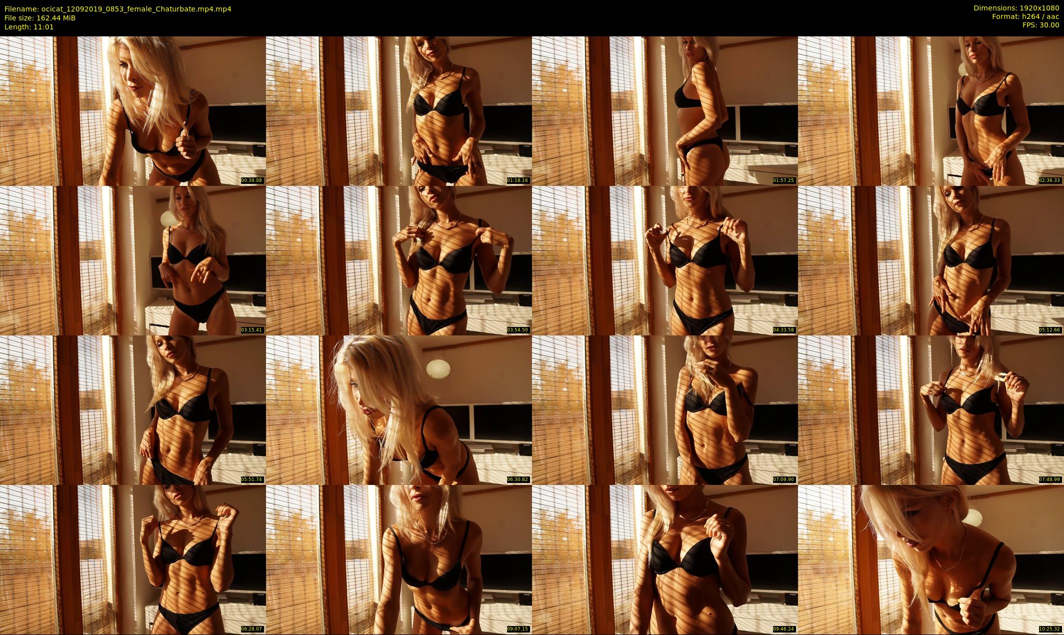 ocicat — 12 minute Chaturbate female cam show recording, 1080p, Sep 12, 2019