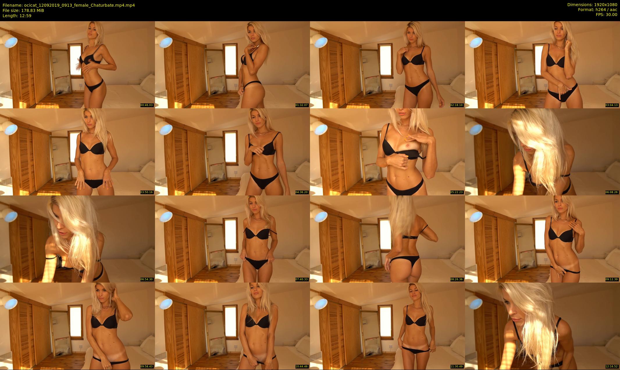 ocicat — 13 minute Chaturbate female cam show recording, 1080p, Sep 12, 2019