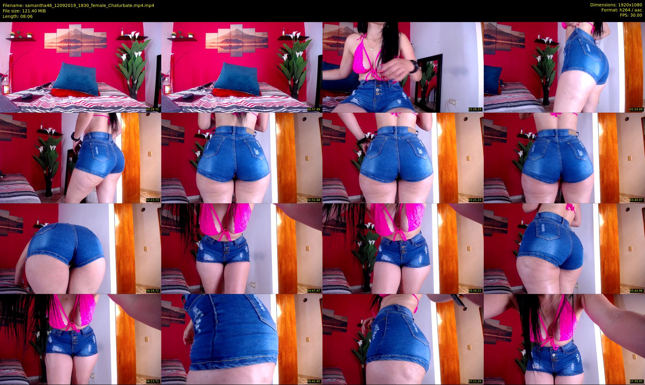 samantha46 — 9 minute Chaturbate female cam show recording, 1080p, Sep 12, 2019