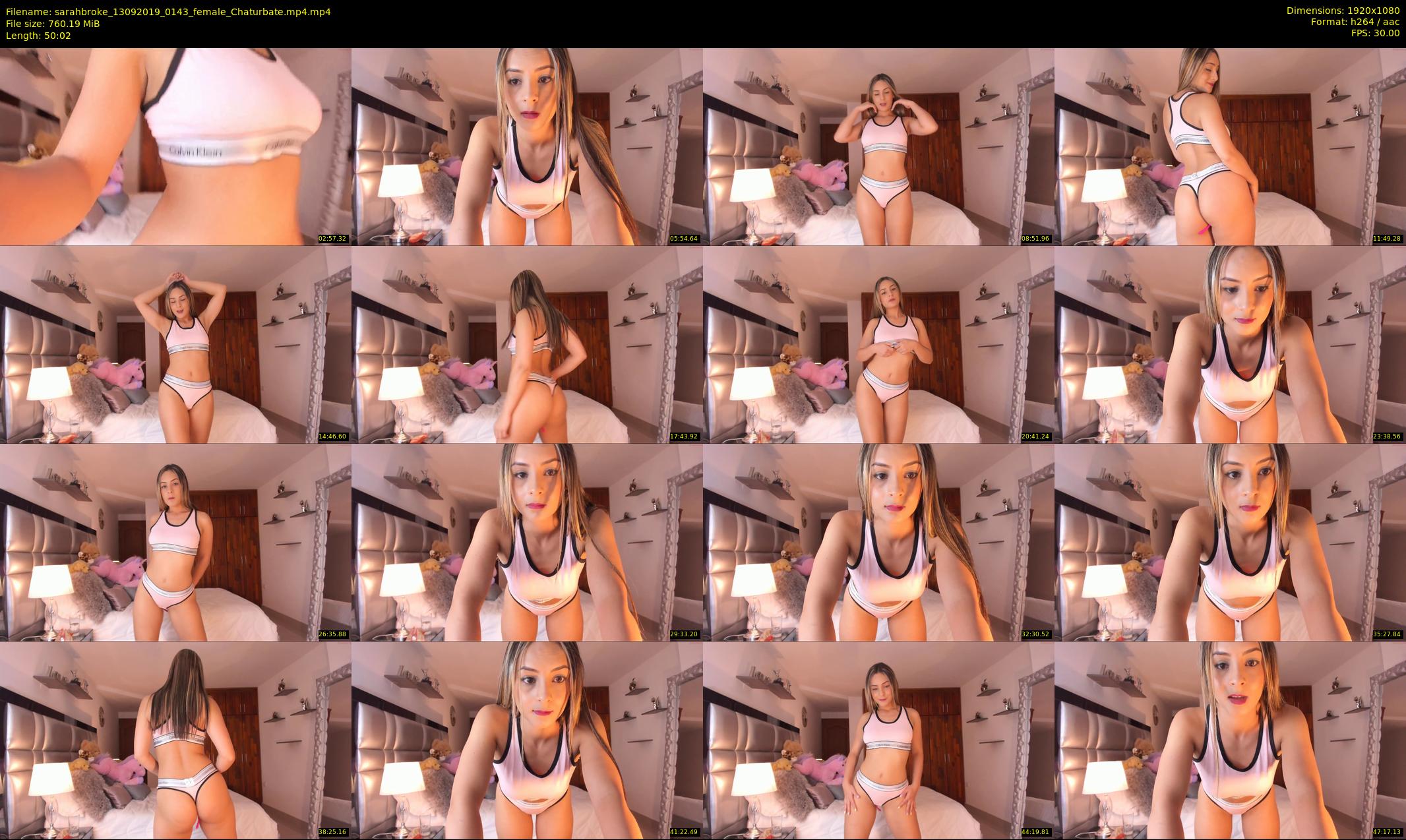 sarahbroke — 51 minute Chaturbate female cam show recording, 1080p, Sep 13, 2019