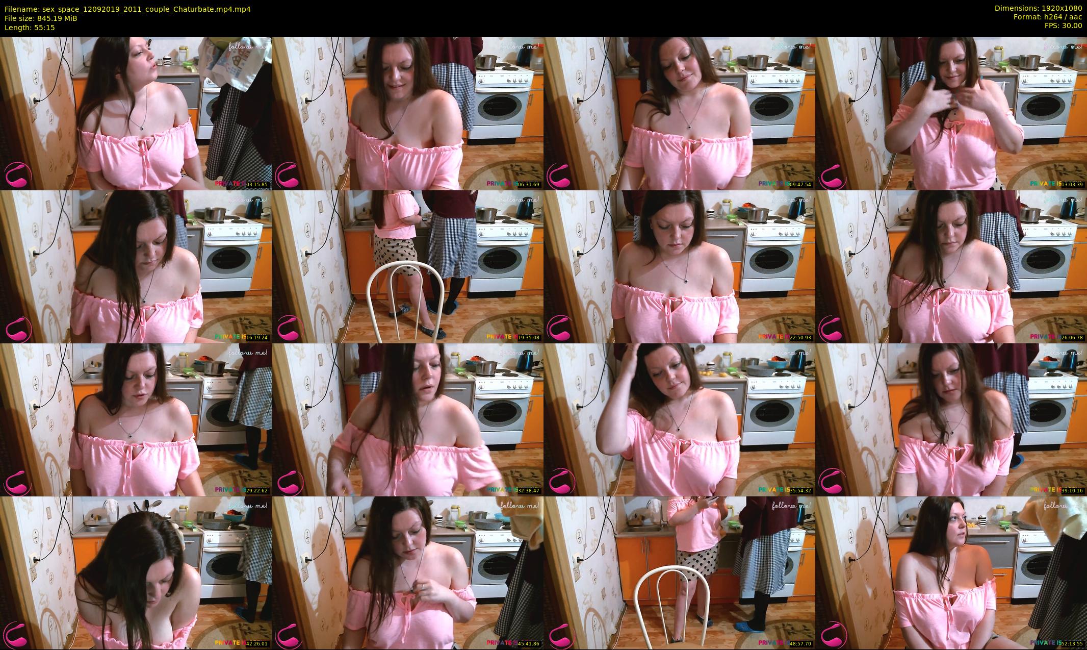sex_space — 56 minute Chaturbate couple cam show recording, 1080p, Sep 12, 2019