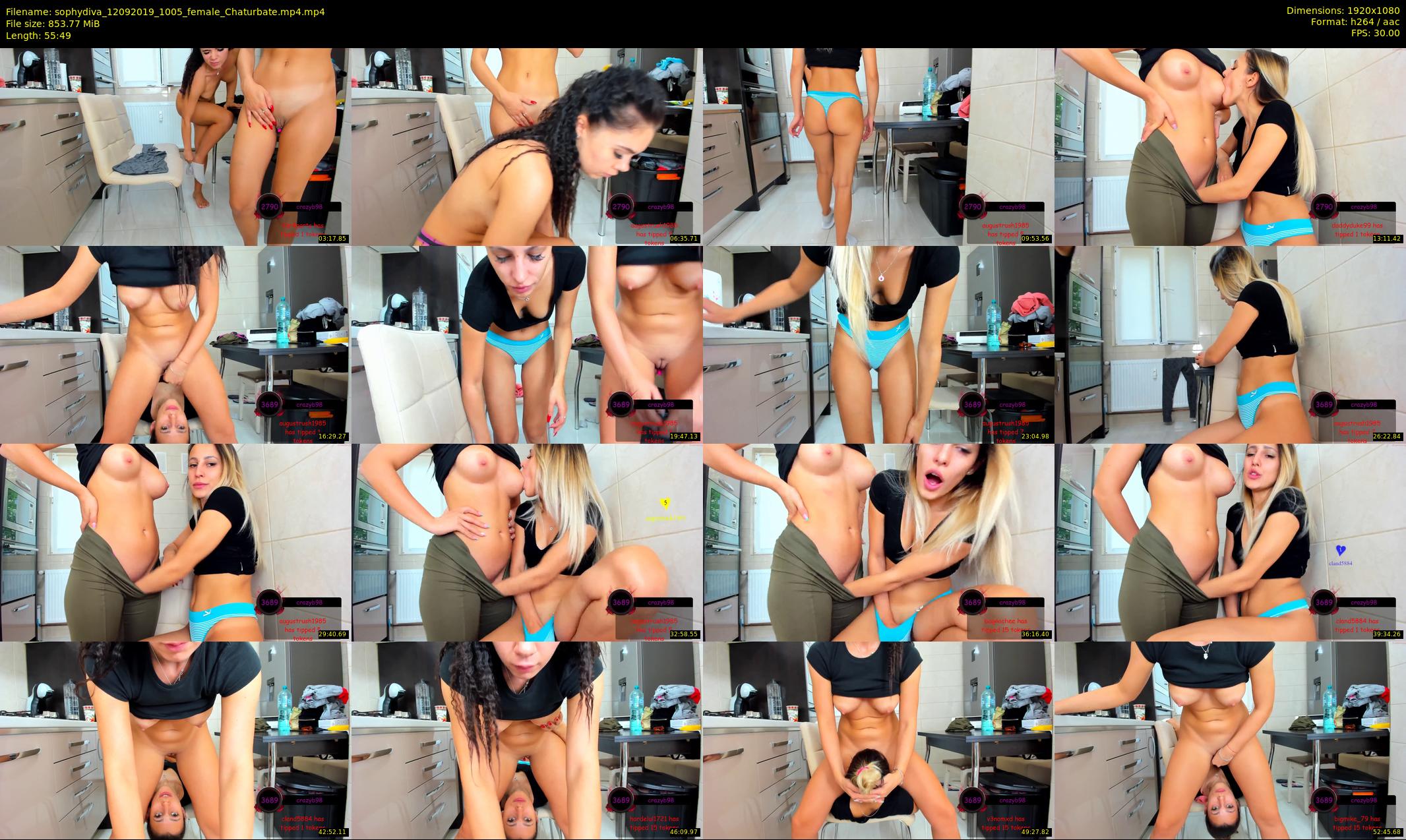 sophydiva — 56 minute Chaturbate female cam show recording, 1080p, Sep 12, 2019
