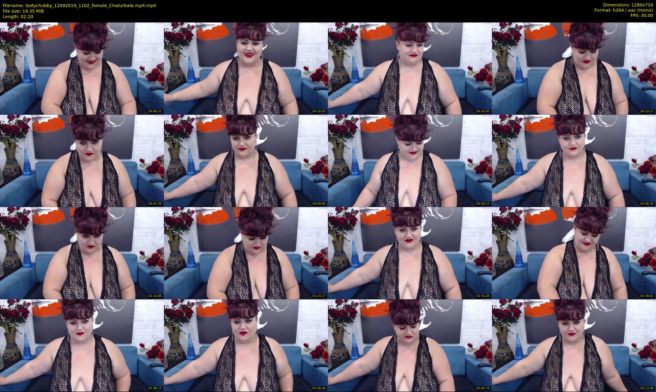tastychubby — 3 minute Chaturbate female cam show recording, 720p, Sep 12, 2019