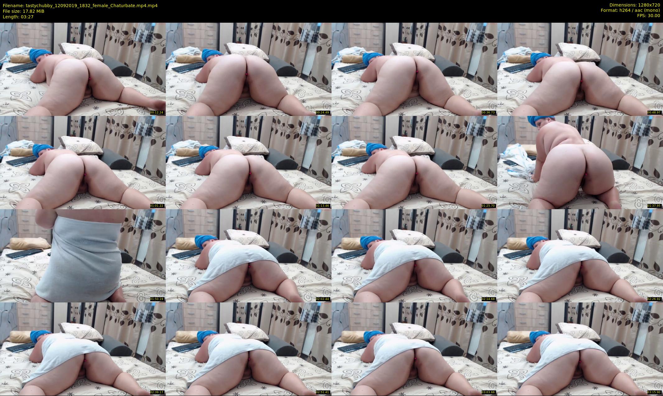 tastychubby — 4 minute Chaturbate female cam show recording, 720p, Sep 12, 2019