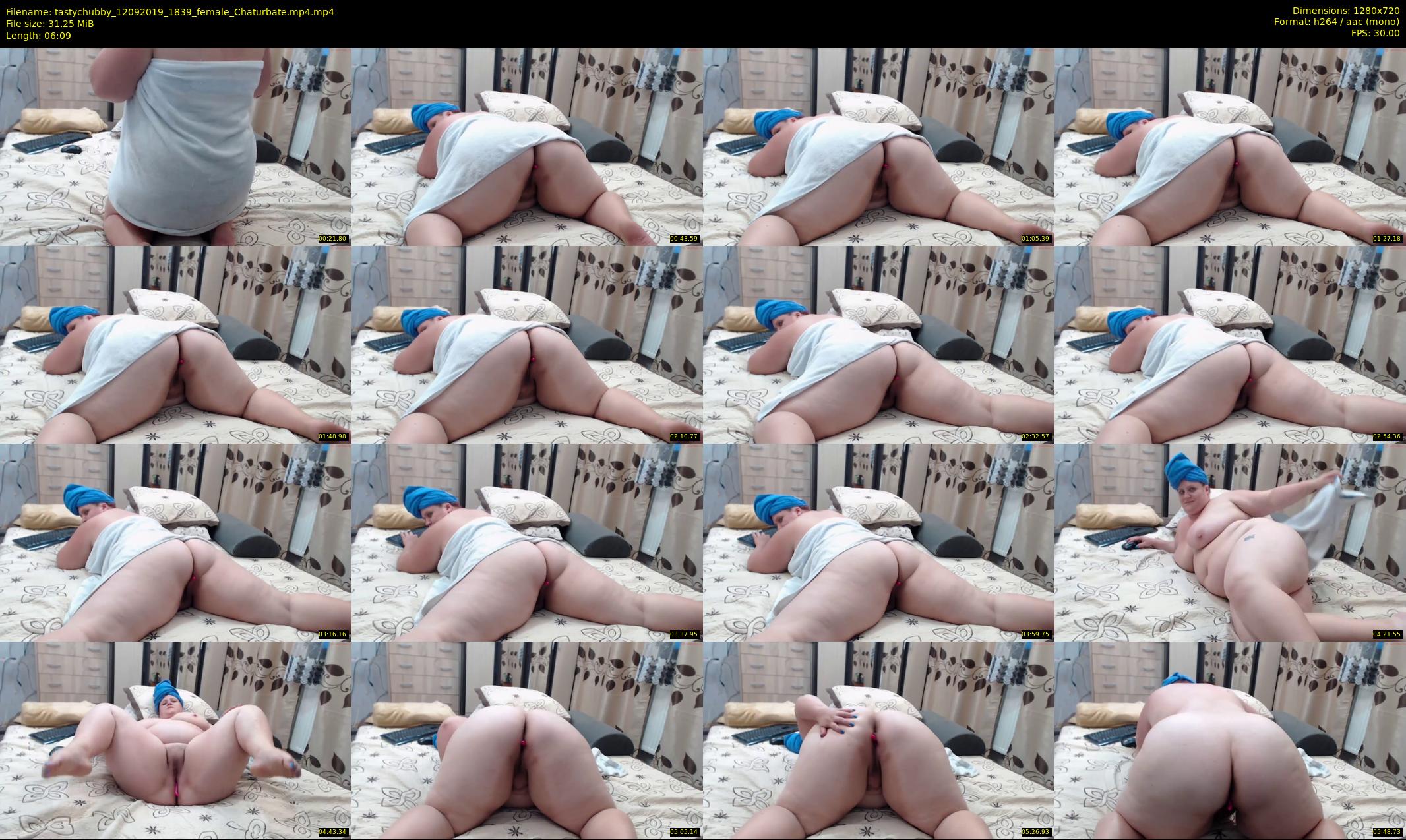 tastychubby — 7 minute Chaturbate female cam show recording, 720p, Sep 12, 2019