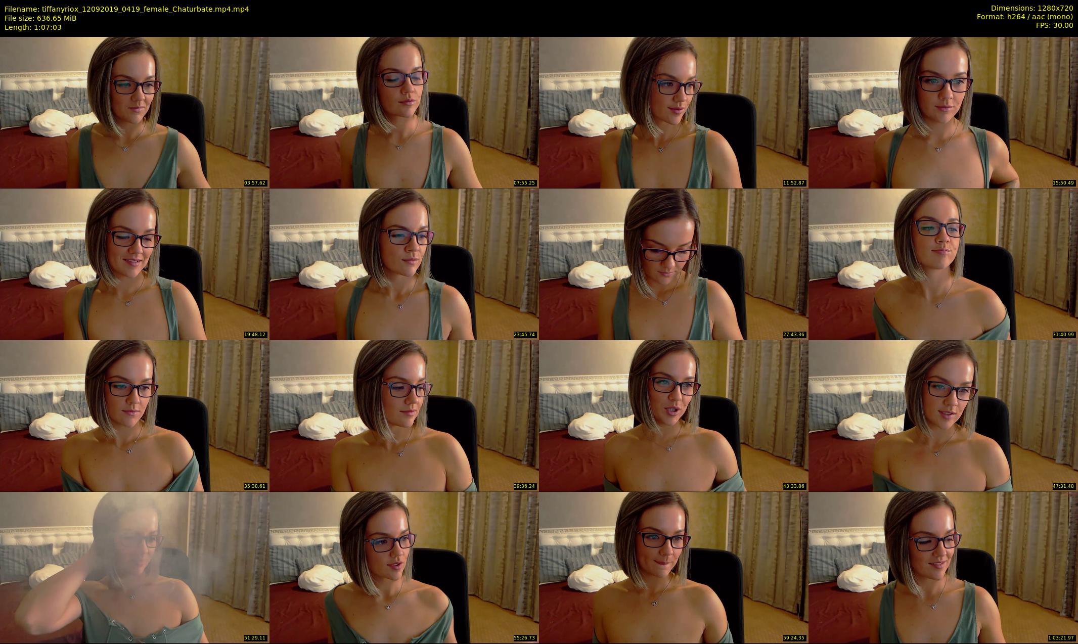 tiffanyriox — 68 minute Chaturbate female cam show recording, 720p, Sep 12, 2019