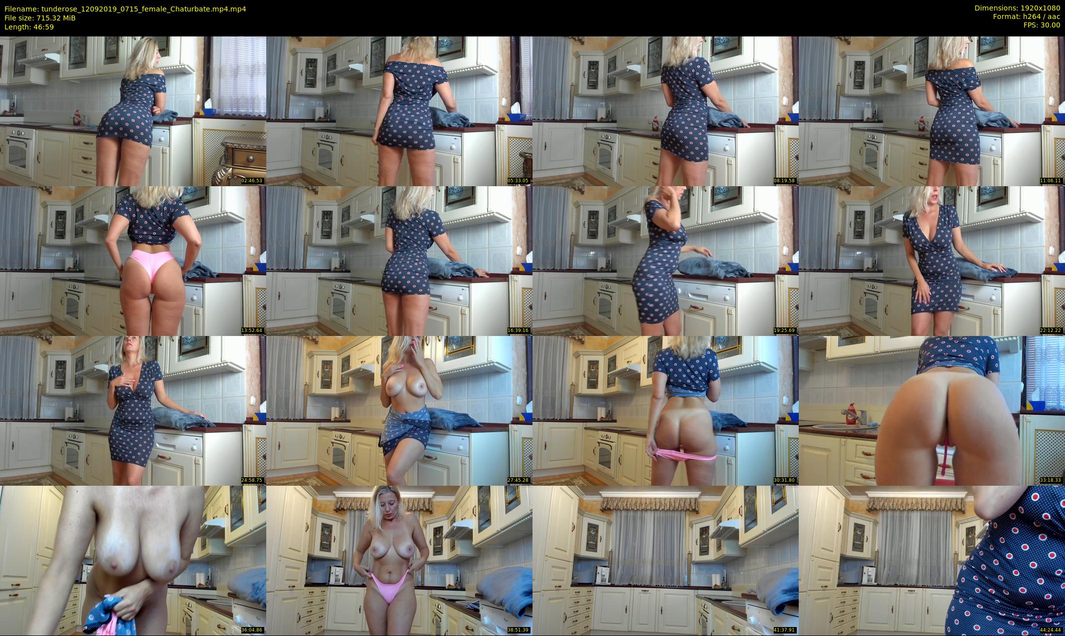 tunderose — 47 minute Chaturbate female cam show recording, 1080p, Sep 12, 2019