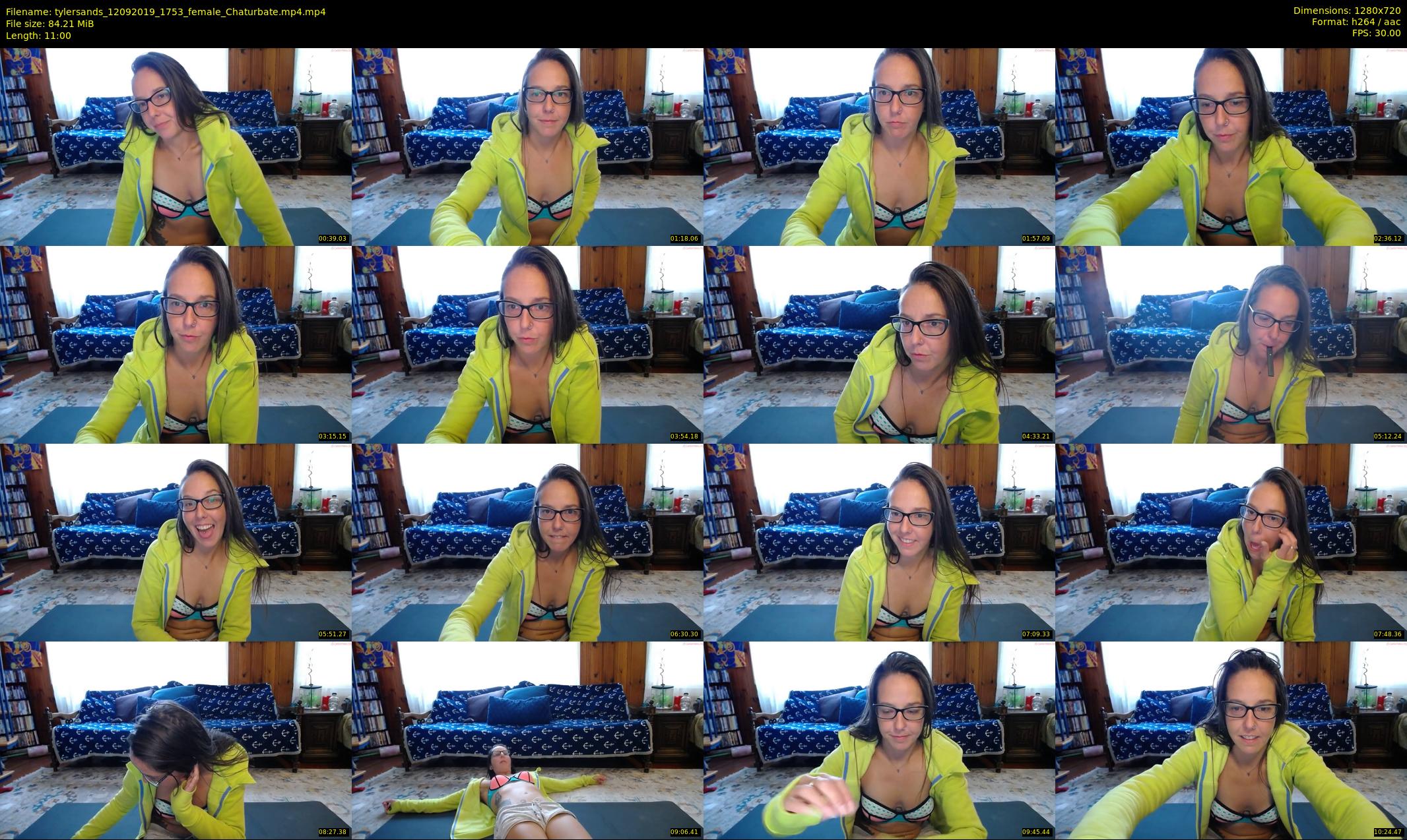 tylersands — 11 minute Chaturbate female cam show recording, 720p, Sep 12, 2019