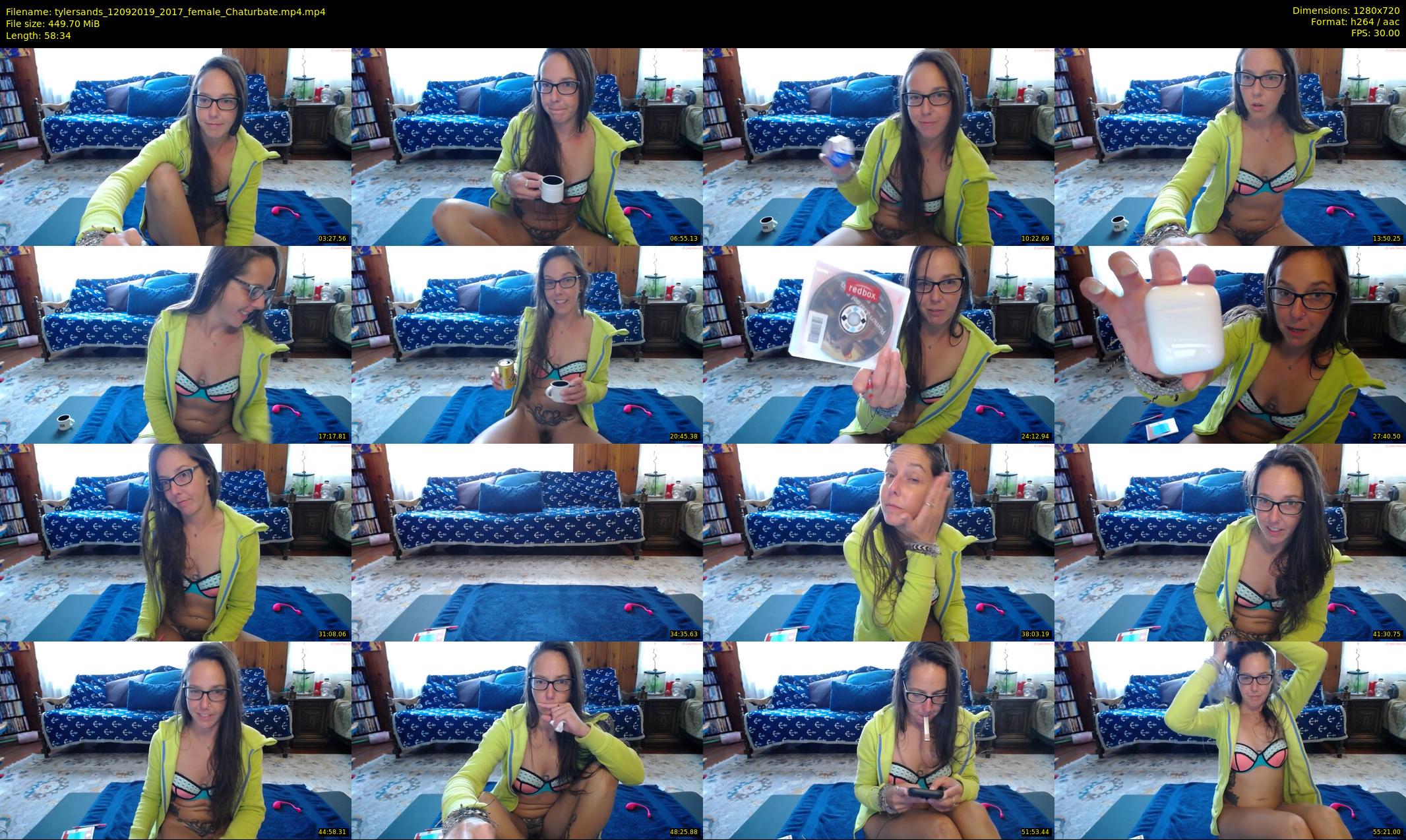 tylersands — 59 minute Chaturbate female cam show recording, 720p, Sep 12, 2019