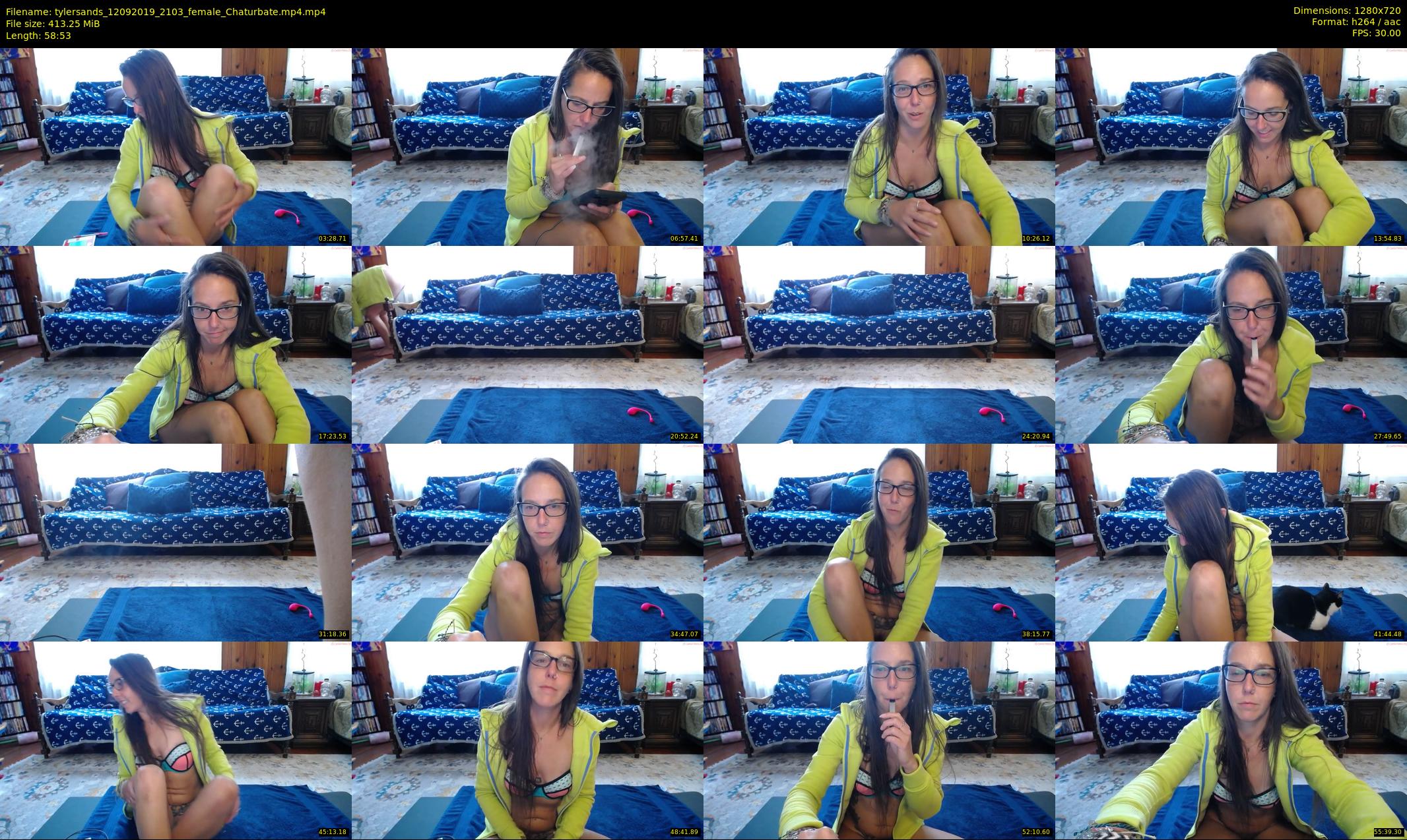 tylersands — 59 minute Chaturbate female cam show recording, 720p, Sep 12, 2019
