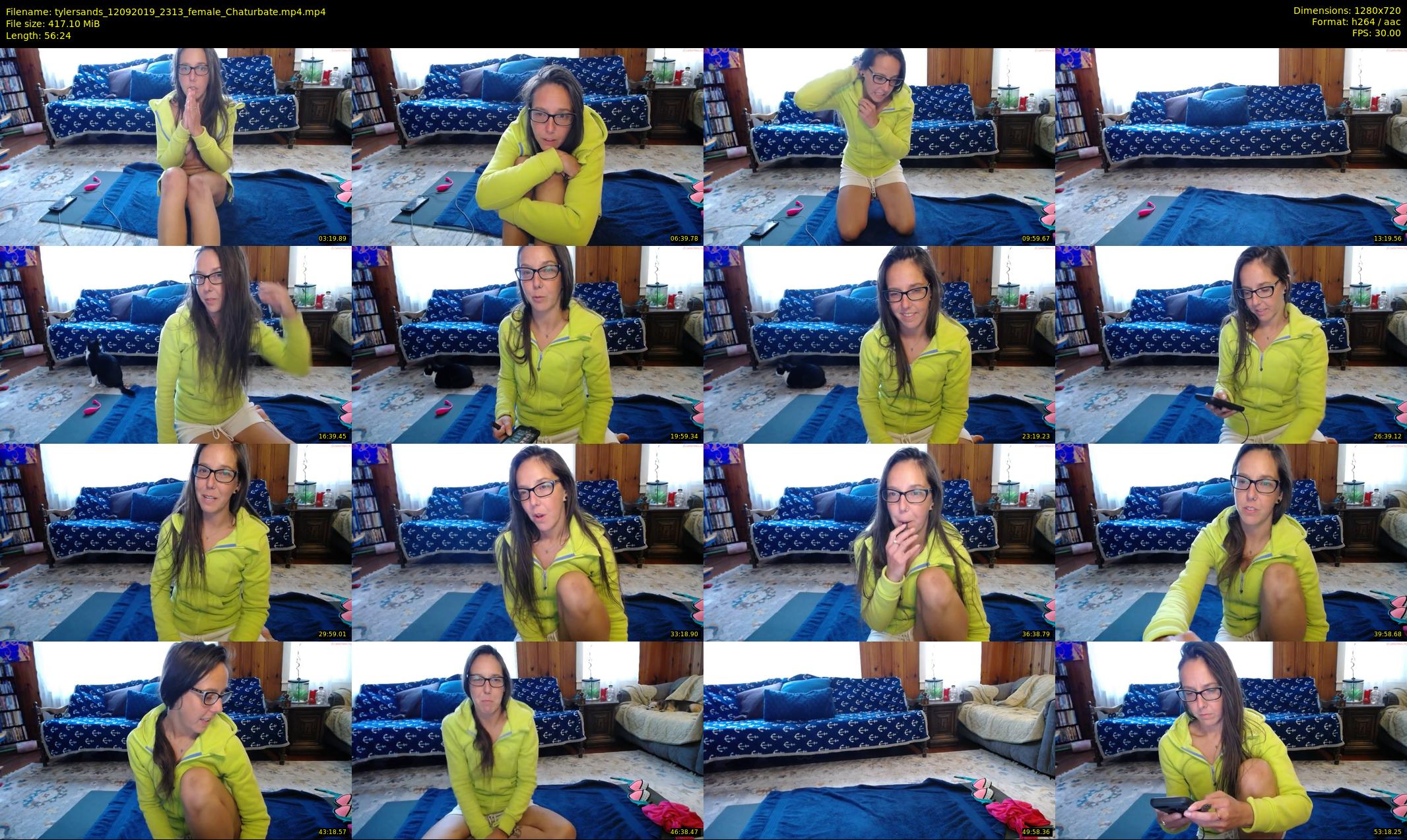 tylersands — 57 minute Chaturbate female cam show recording, 720p, Sep 12, 2019