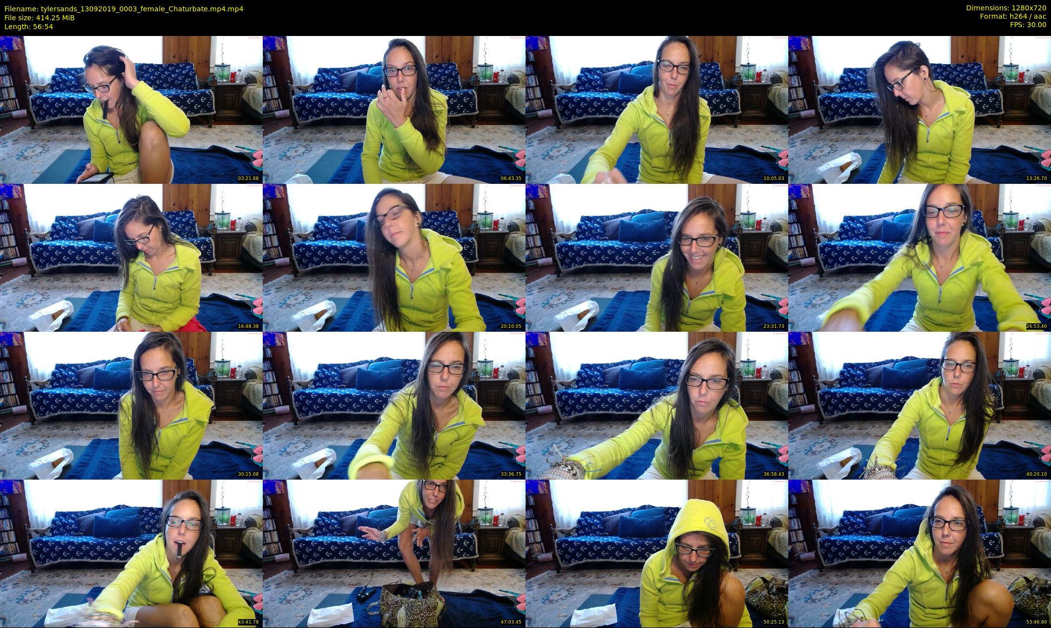 tylersands — 57 minute Chaturbate female cam show recording, 720p, Sep 13, 2019