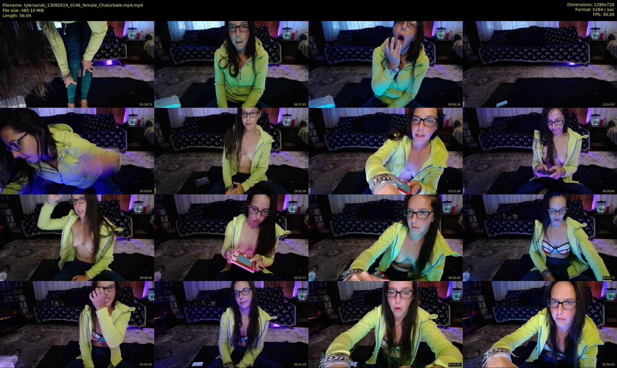 tylersands — 57 minute Chaturbate female cam show recording, 720p, Sep 13, 2019