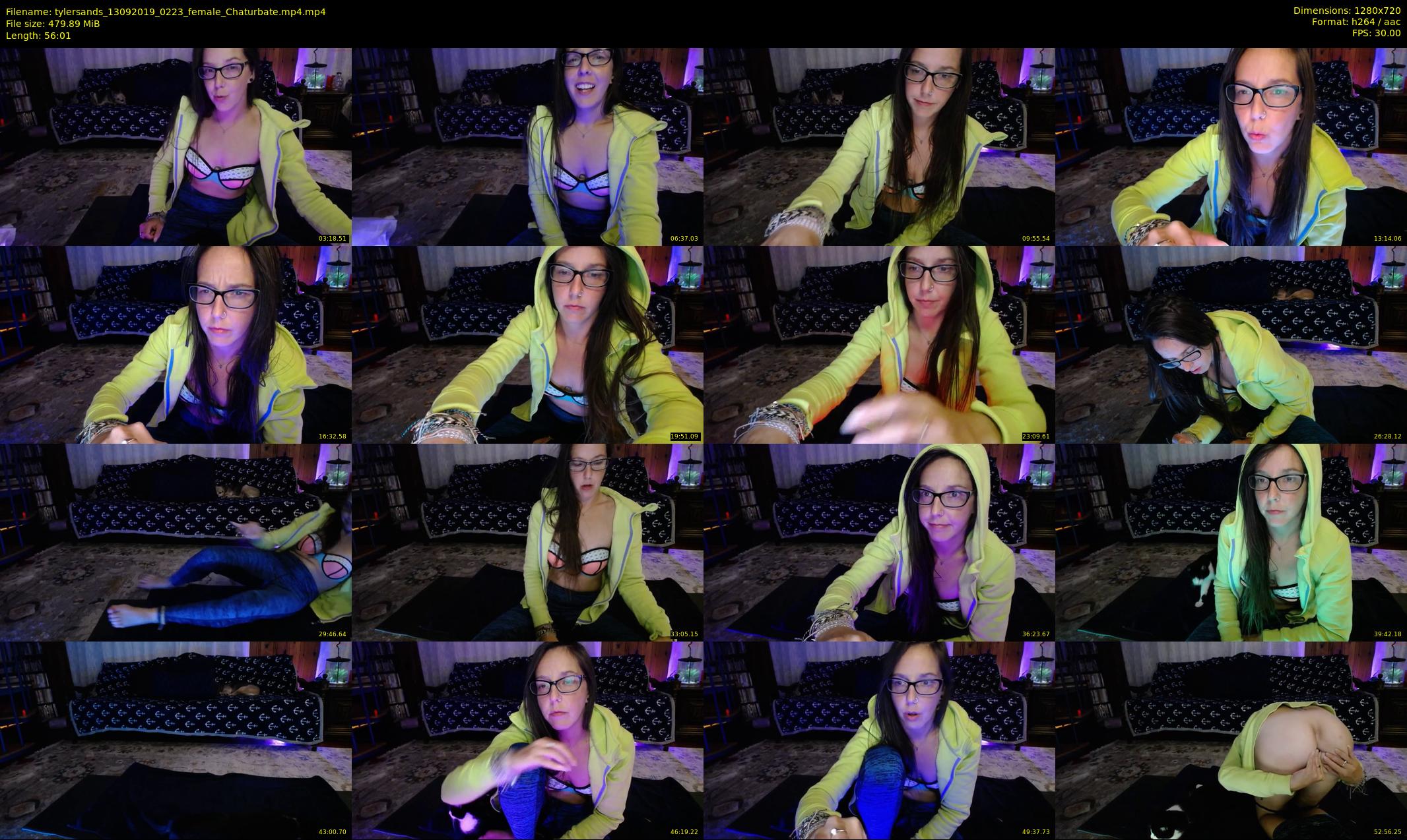 tylersands — 57 minute Chaturbate female cam show recording, 720p, Sep 13, 2019