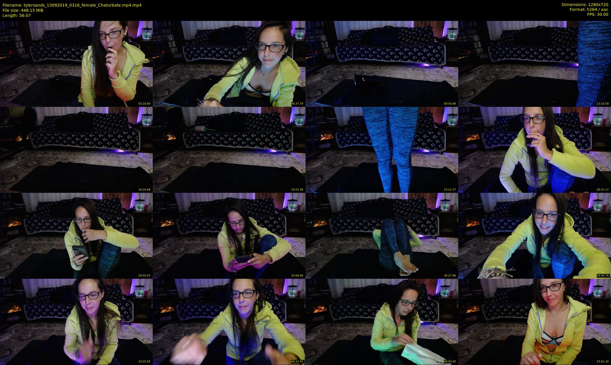 tylersands — 57 minute Chaturbate female cam show recording, 720p, Sep 13, 2019