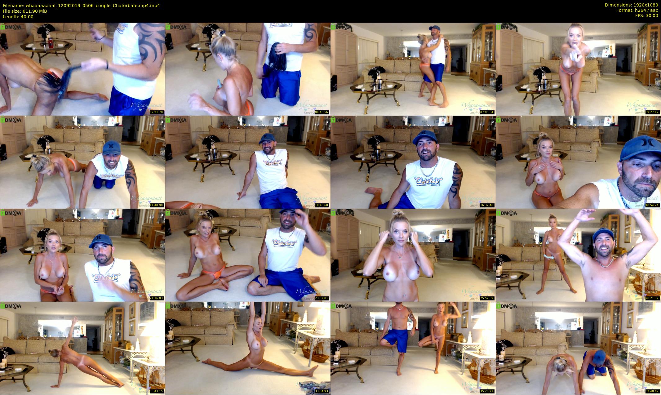 whaaaaaaaat — 40 minute Chaturbate couple cam show recording, 1080p, Sep 12, 2019