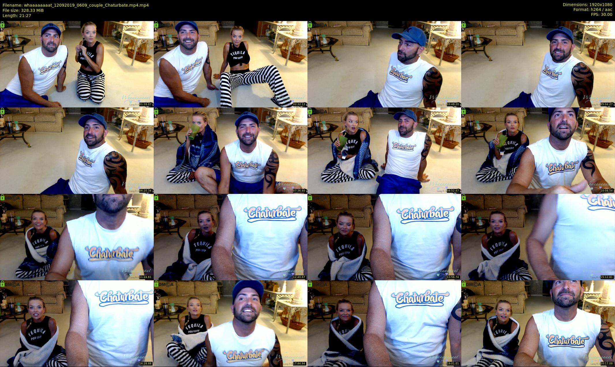 whaaaaaaaat — 22 minute Chaturbate couple cam show recording, 1080p, Sep 12, 2019