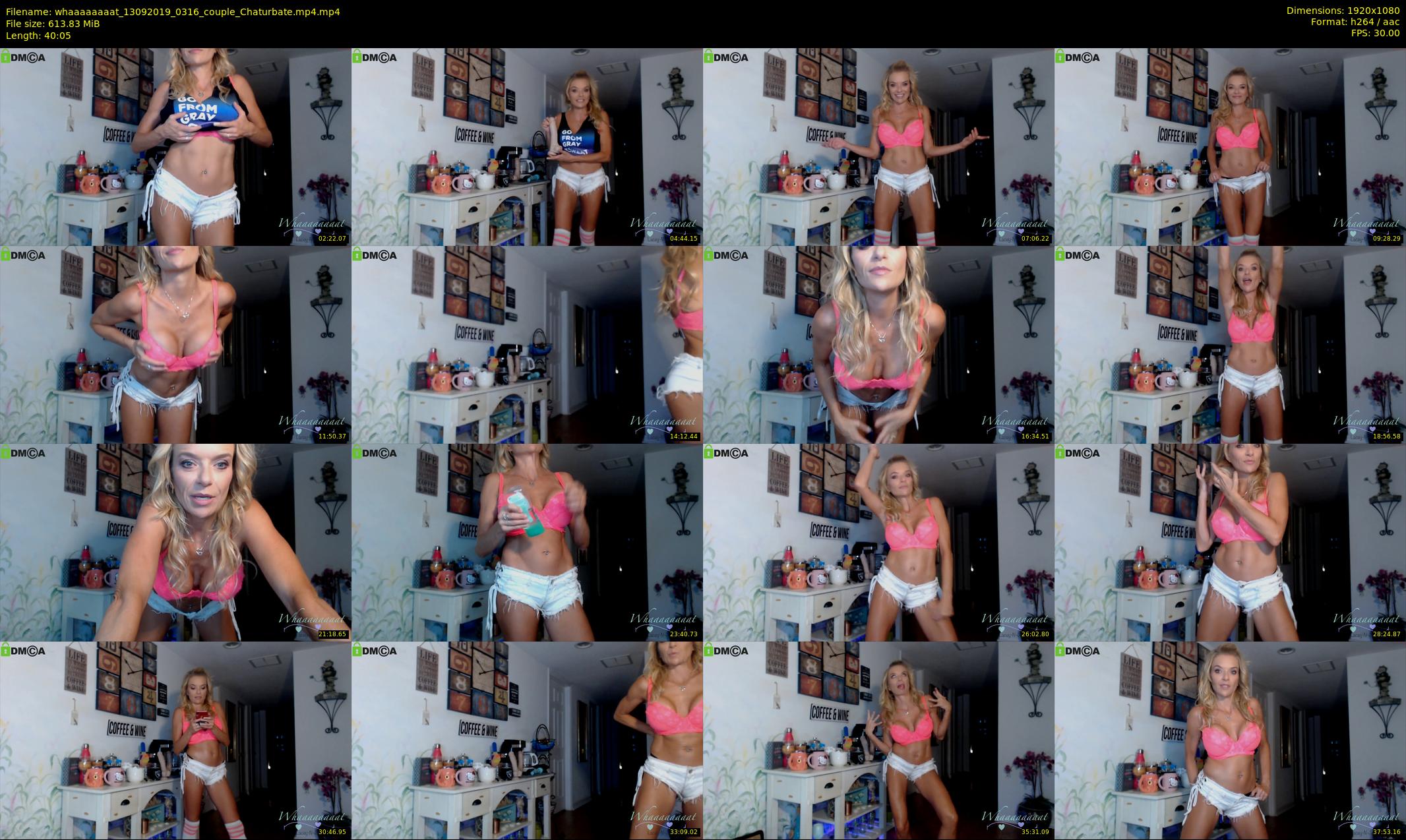 whaaaaaaaat — 41 minute Chaturbate couple cam show recording, 1080p, Sep 13, 2019