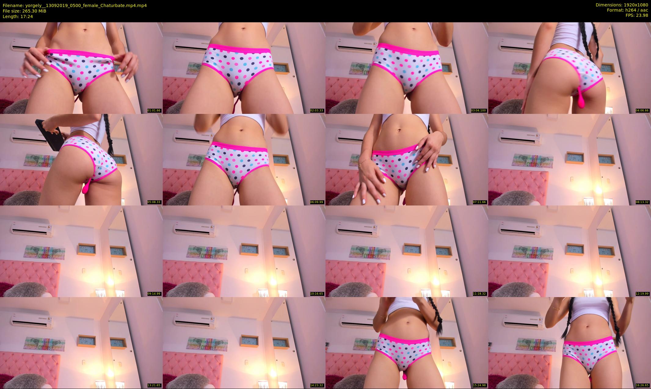 yorgely_ — 18 minute Chaturbate female cam show recording, 1080p, Sep 13, 2019