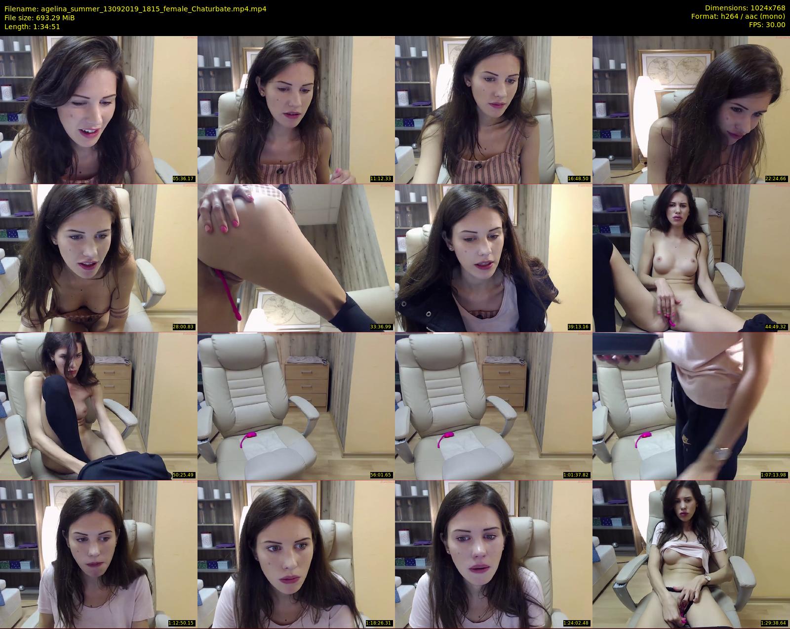 agelina_summer — 95 minute Chaturbate female cam show recording, 720p, Sep 13, 2019