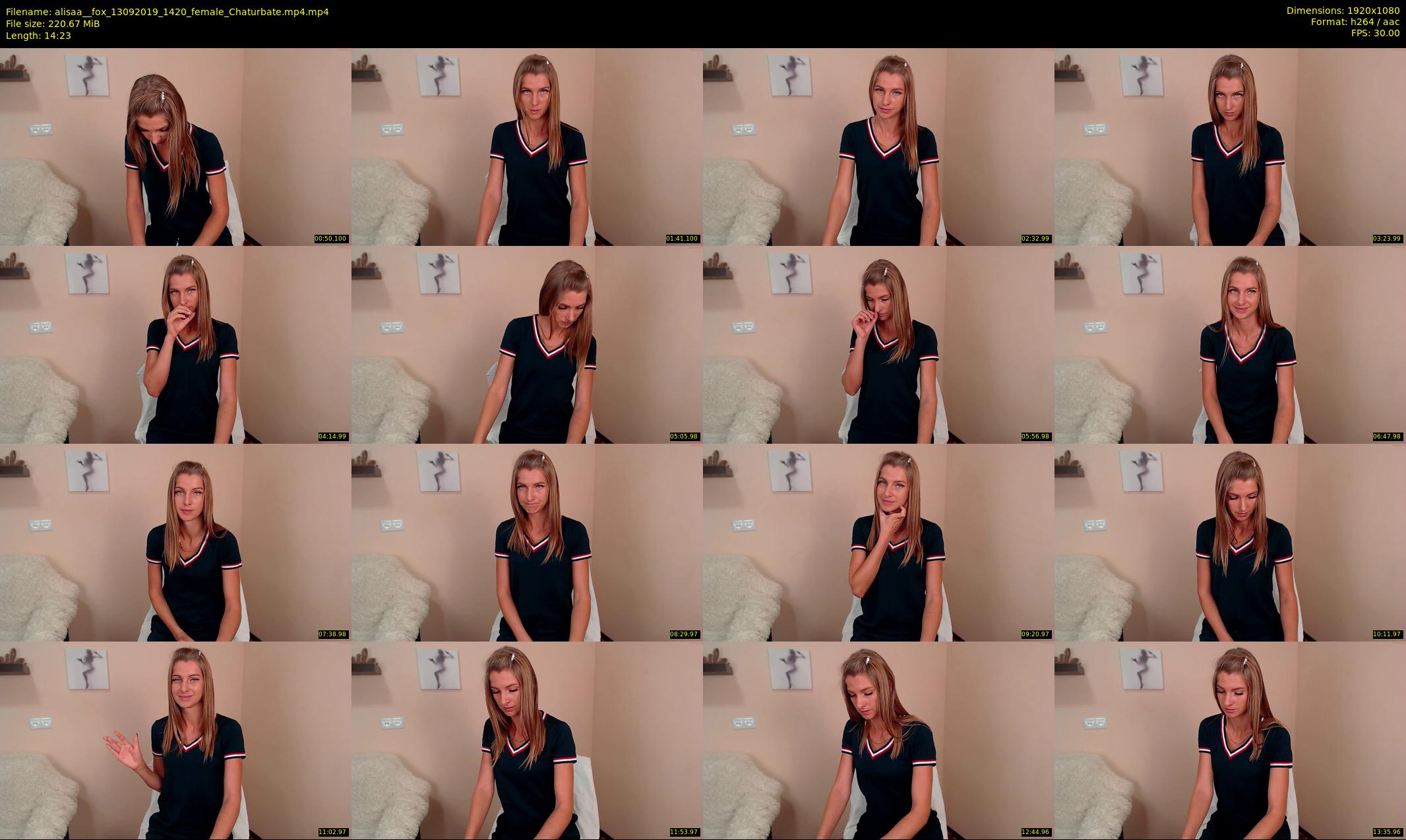alisaa__fox — 15 minute Chaturbate female cam show recording, 1080p, Sep 13, 2019