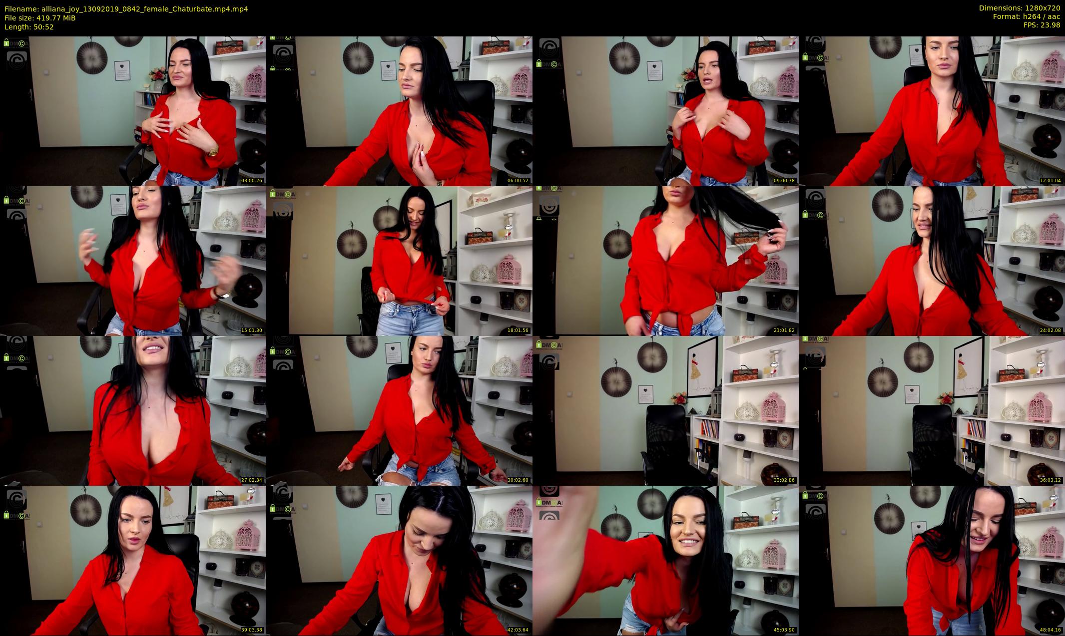 alliana_joy — 51 minute Chaturbate female cam show recording, 720p, Sep 13, 2019