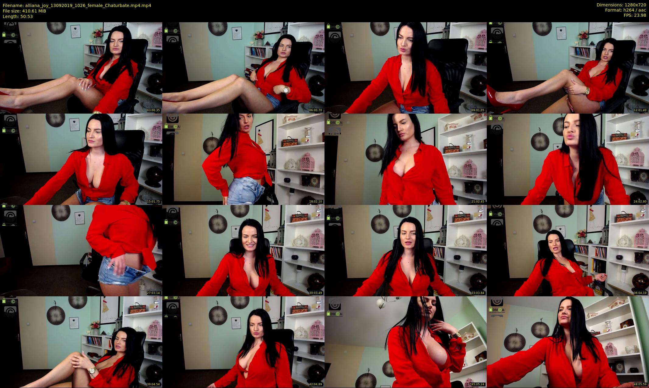 alliana_joy — 51 minute Chaturbate female cam show recording, 720p, Sep 13, 2019