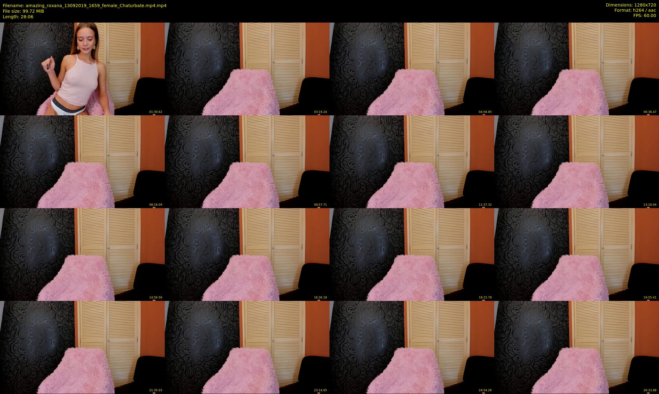 amazing_roxana — 29 minute Chaturbate female cam show recording, 720p, Sep 13, 2019