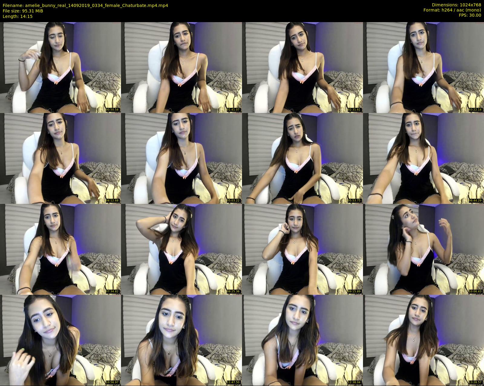 amelie_bunny_real — 15 minute Chaturbate female cam show recording, 720p, Sep 14, 2019