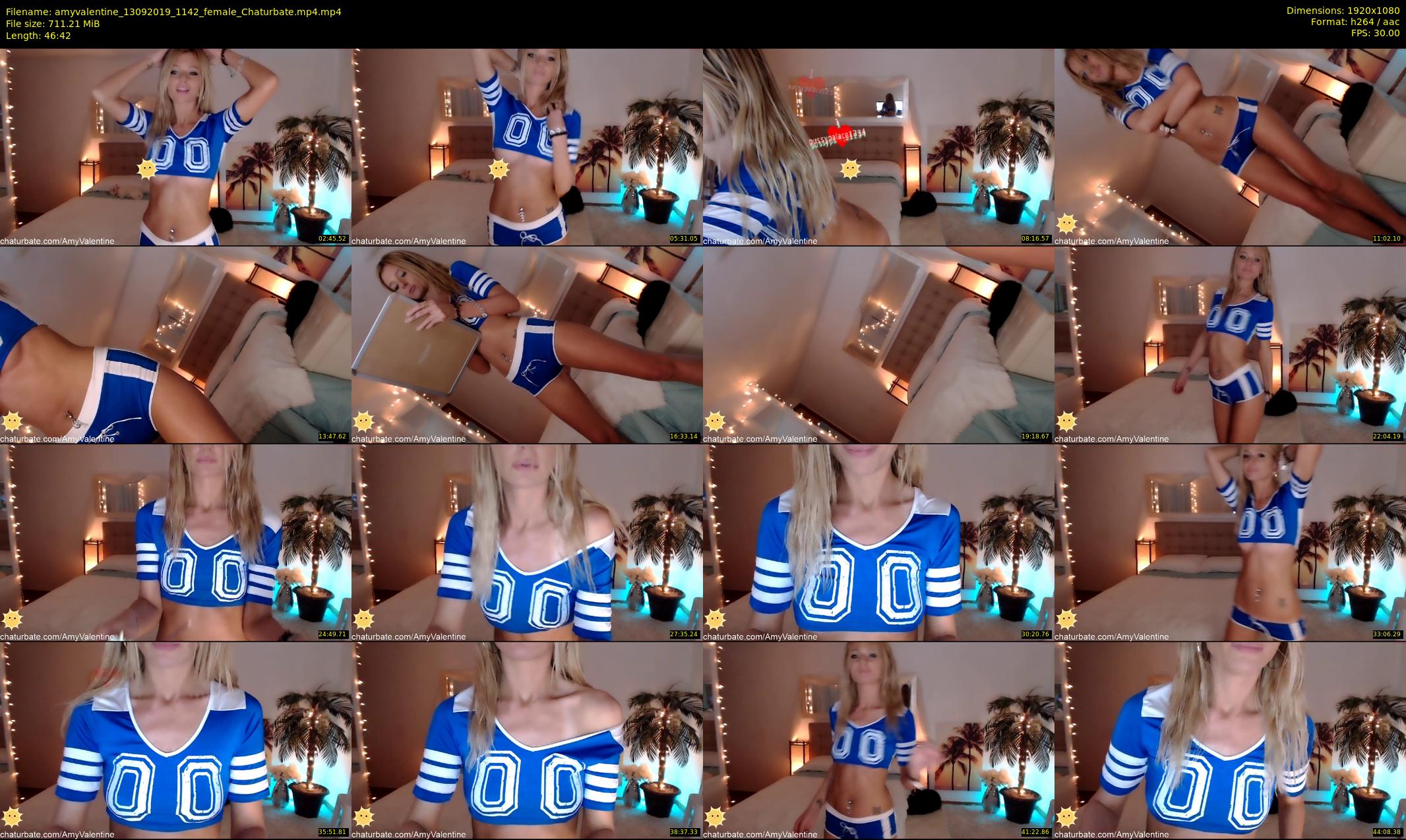 amyvalentine — 47 minute Chaturbate female cam show recording, 1080p, Sep 13, 2019